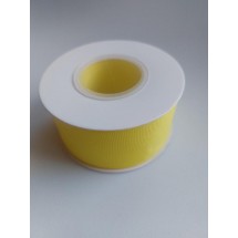 ОПТ Лента репсовая премиум 4 см*20 ярдов, цв. желтый 15